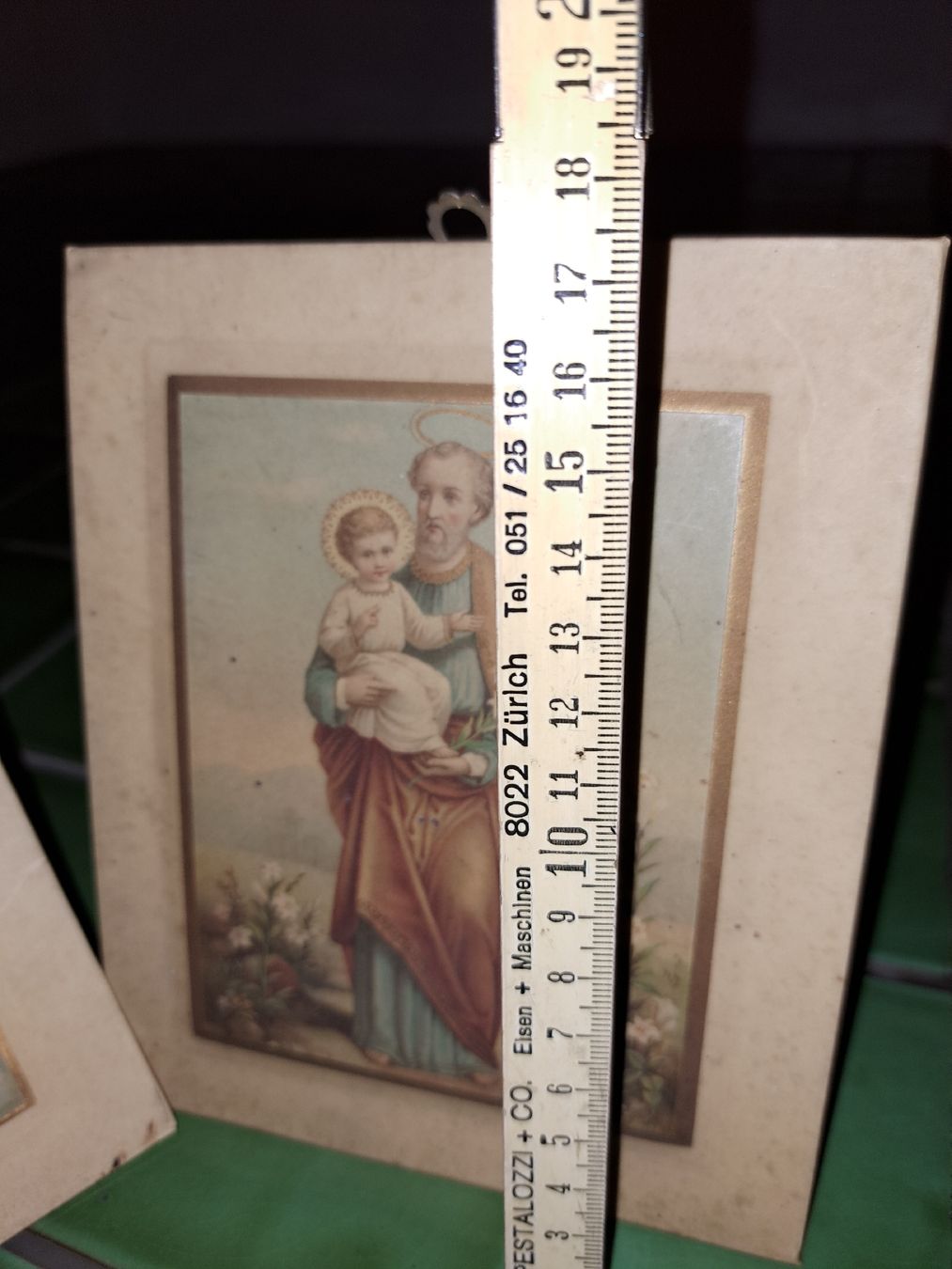 Foto & Immagini: Antike Heiligenbilder, Set von 2 Stück,  – Usato da Kölliken venduto da Upcycling-by-Mc-TAM 2