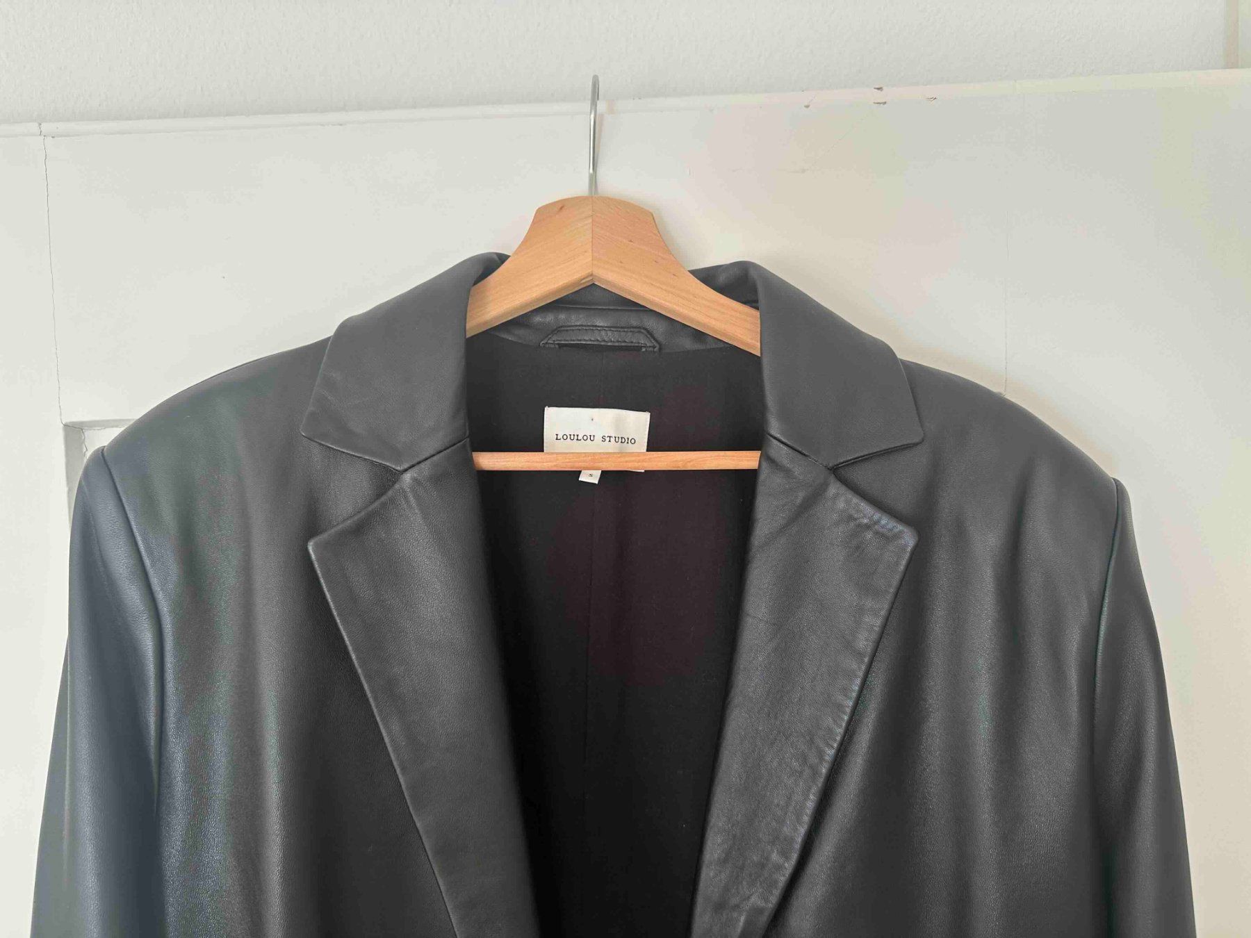 Giacche: Lou Lou Studio Black Leather Blazer – Nuovo (secondo la descrizione) da Zürich venduto da ele_nd88 1
