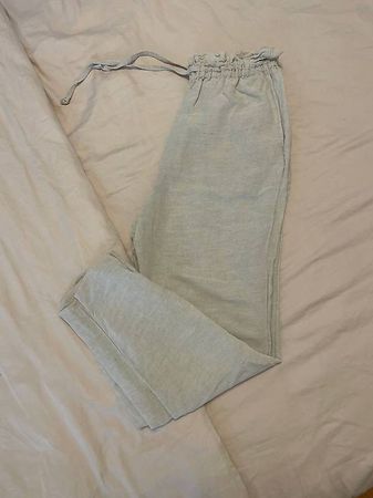 Luftige Leinenhose  Beige/Natur  Größe S