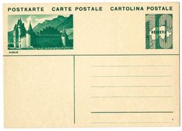 1932 Bildpostkarte Nr. 128-002 Bild AIGLE *