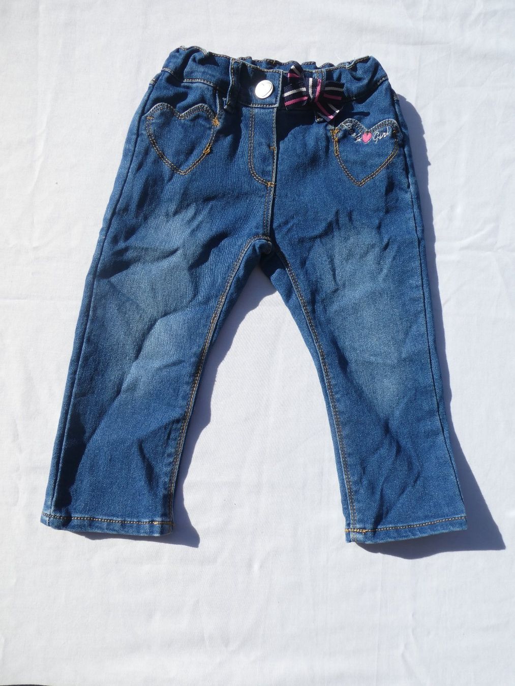 Pantaloni: Mädchen-Jeans von Smile , Gr. 86 – Usato da Gattikon venduto da kaandooh