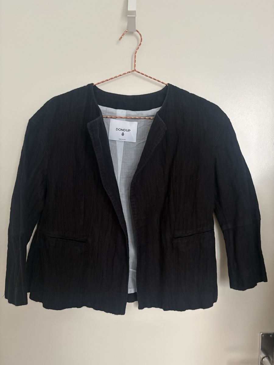 Dondup Jacken: Jacke Dondup - Leinen / BW - schwarz Gr. 34 – Gebraucht aus Zürich von triangular