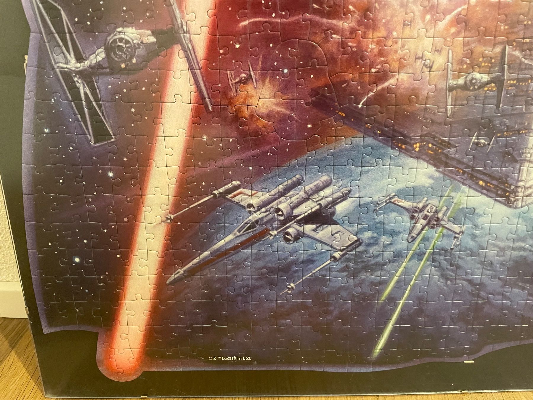 Ravensburger Puzzle: Ravensburger STAR WARS Darth Vader Form-Puzzle Gerahmt – Usato da Dietikon venduto da ambra-kamil 5