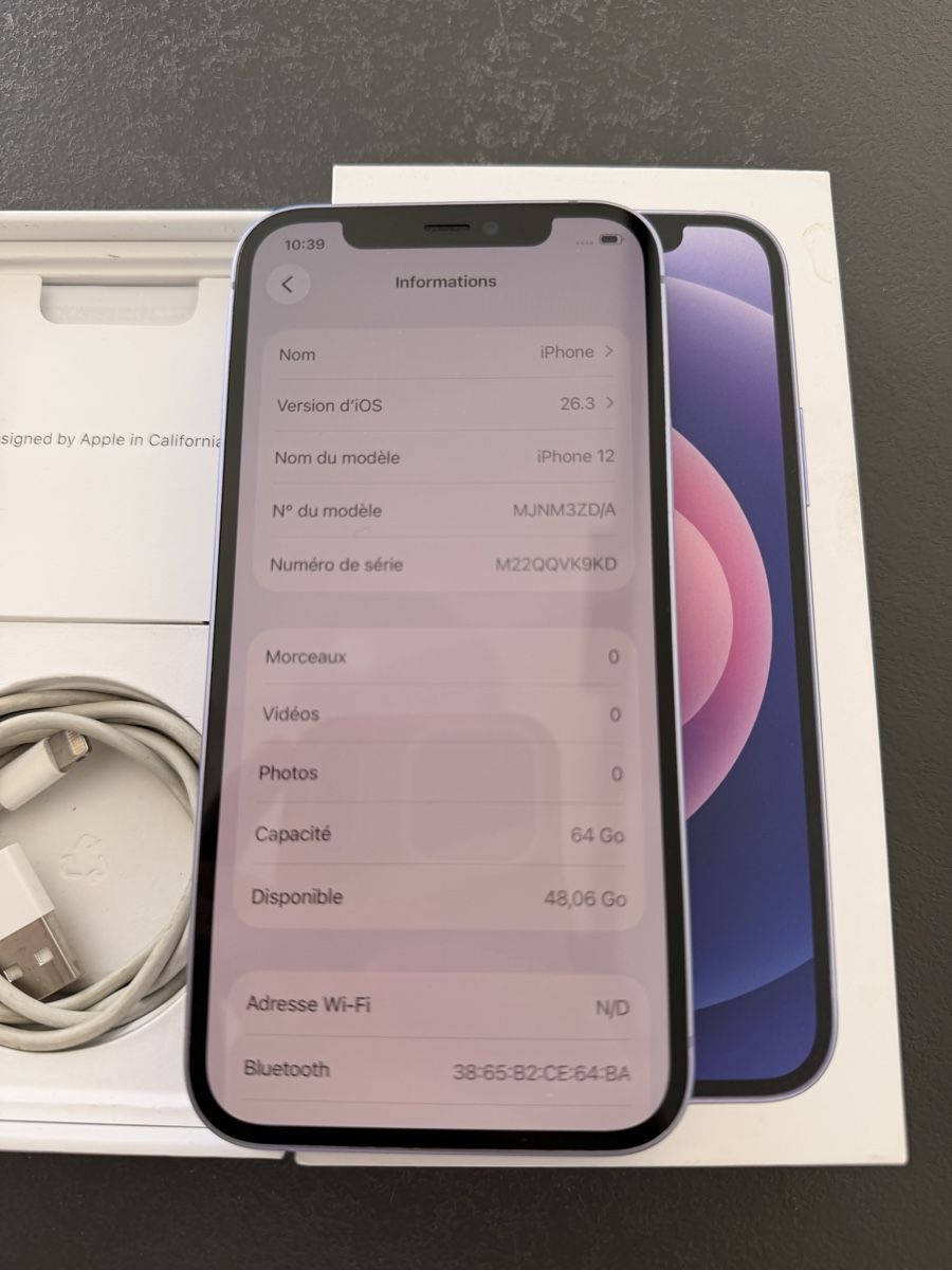 Apple Telefoni cellulari / Smartphones: iPhone 12 neuf  – Nuovo (secondo la descrizione) da Pully venduto da Valoudu42 1