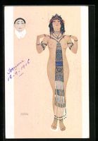 Raphael Kirchner: L'Orgueil, Harlekin gu