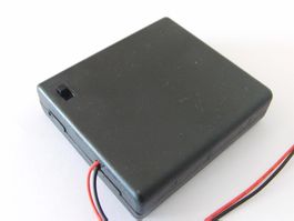 Batteriebox für 4 AA Batterien