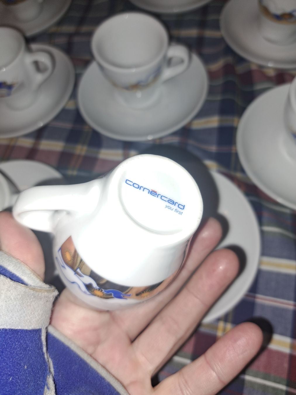 Tazze: Cornercard Espressotassen, 10 Stück, neu – Nuovo (secondo la descrizione) da Kölliken venduto da Upcycling-by-Mc-TAM 3