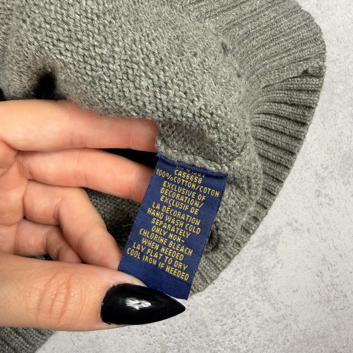Polo Ralph Lauren Maglioni & Felpe: Pull en Maille Polo Ralph Lauren gris - Taille M – Nuovo (secondo la descrizione) da Neuchâtel venduto da aliceguins 4