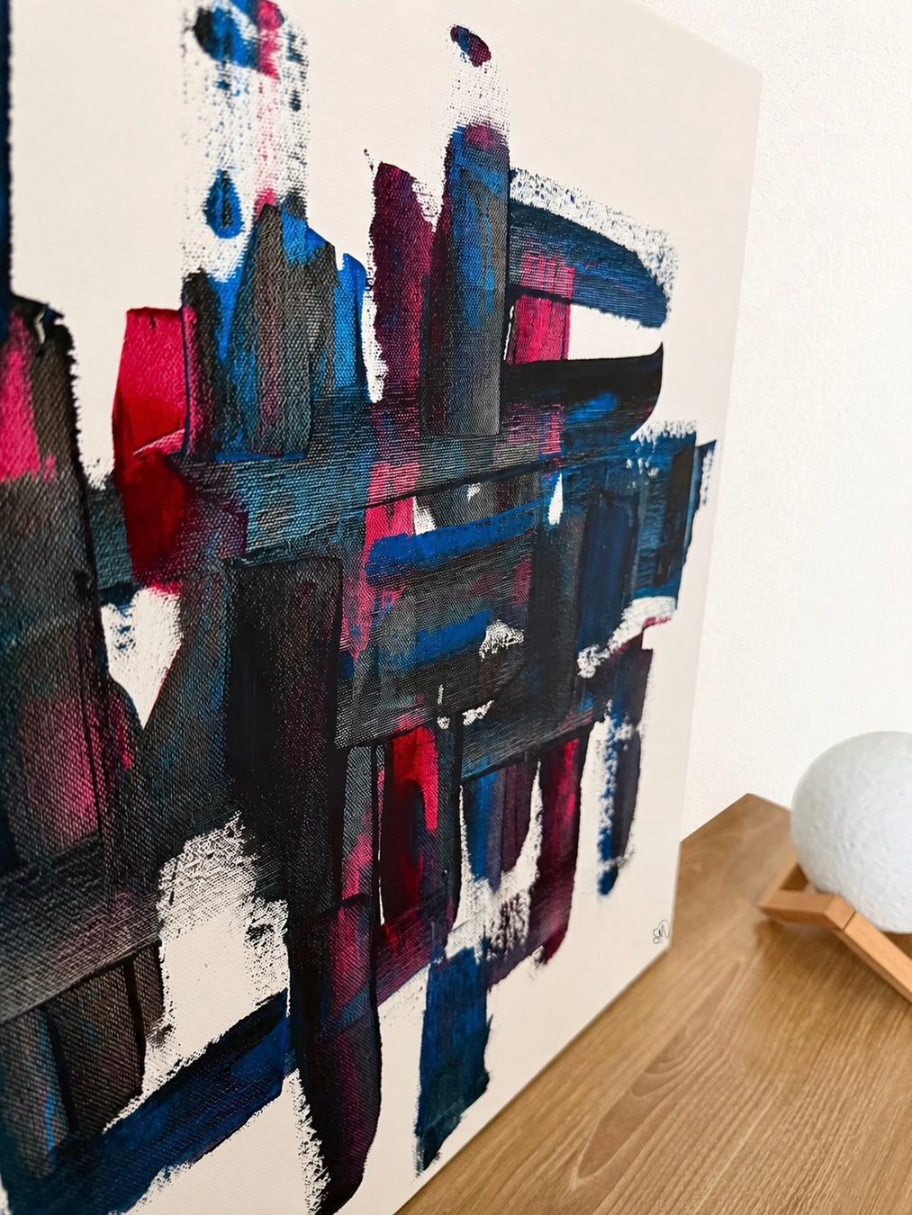 Gemälde: Original Acrylgemälde/Tableau abstrait “Violenza trattenuta” – Neu (gemäss Beschreibung) aus Cugnasco von EmozioniSuTela 2