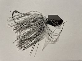 chatterbait 9cm weiss haken 45mm fischen angeln