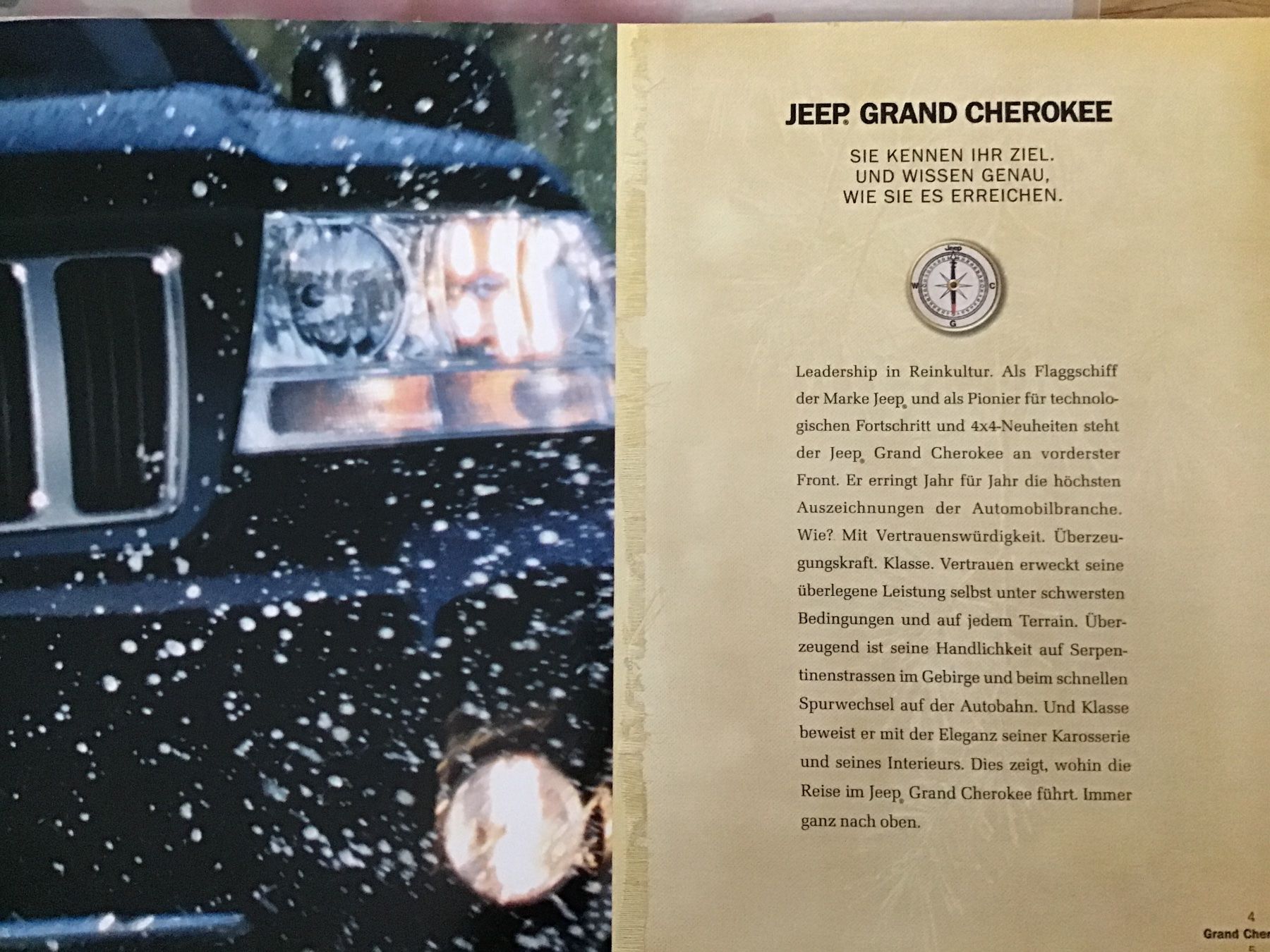 Jeep Dokumente: Jeep Programm Verkaufsprospekt 36 Seiten Jahr 2004 – Gebraucht aus Scherzingen von Starseller62 2