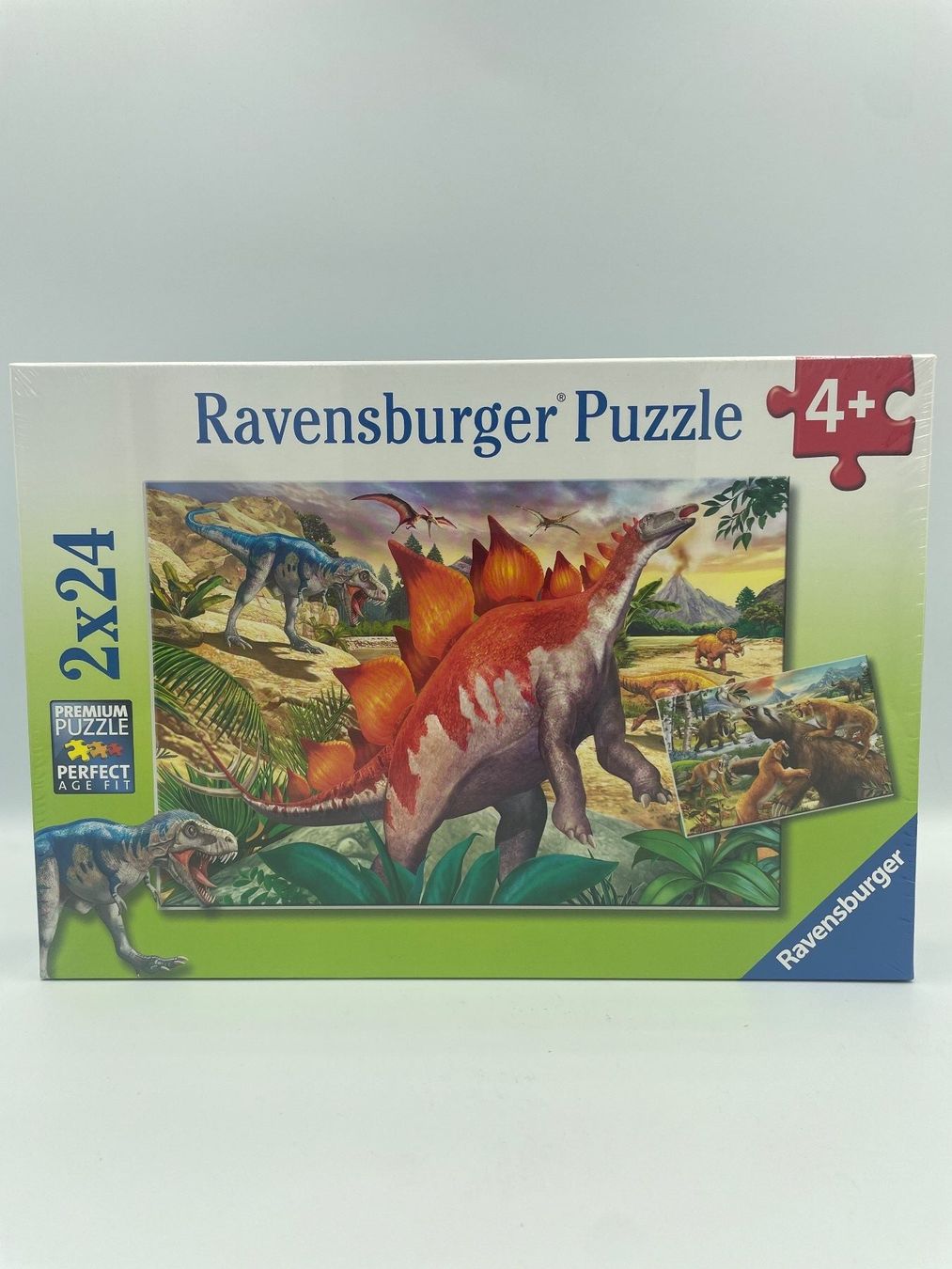 Ravensburger Puzzles: Ravensburger Puzzle 2x24 wilde Urzeittiere – Neu und originalverpackt aus Bäch SZ von Swissy46