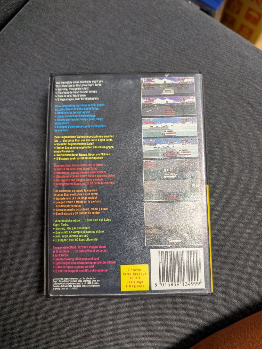 Giochi: Lotus turbo challenge Sega Mega Drive – Usato da Giubiasco venduto da Ticinerd 1