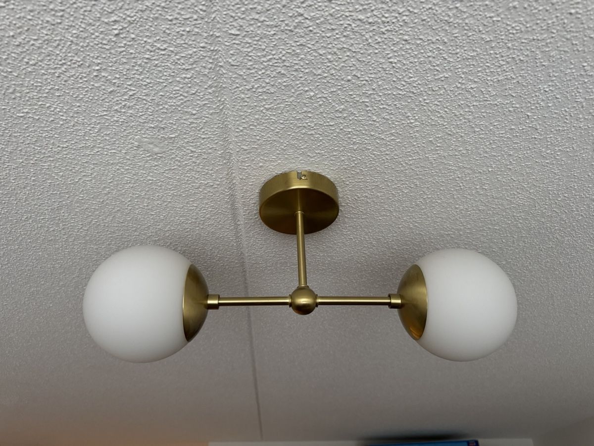 Westwing Lampadari & plafoniere: Deckenleuchte Messing zwei Glaskugeln – Nuovo (secondo la descrizione) da Steinhausen venduto da ademiseb