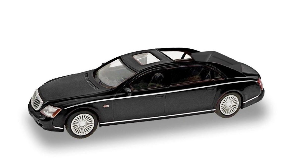 Modellautos: MicroCity Maybach 62S schwarz 87MC000033 – Neu (gemäss Beschreibung) aus Thun von pat710