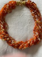 Karneol und Zitrin-Collier