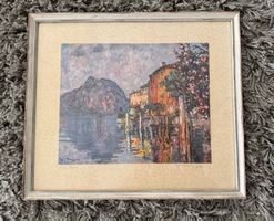Signierter Print von Roy Moyer (1920-2007) Gandria