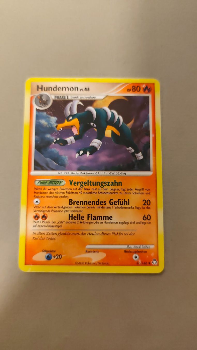 Pokémon Carte collezionabili: Hundemon LV.45 / Houndoom - Erwachte Legenden – Usato da Kehrsatz venduto da Riyouu