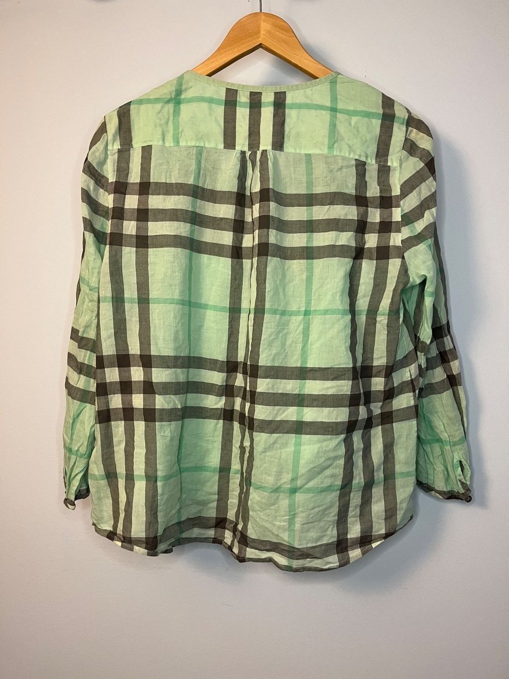 Burberry Blusen: Women's Burberry Checked Blouse Large – Gebraucht aus Gurtnellen von AlexandraB51 2