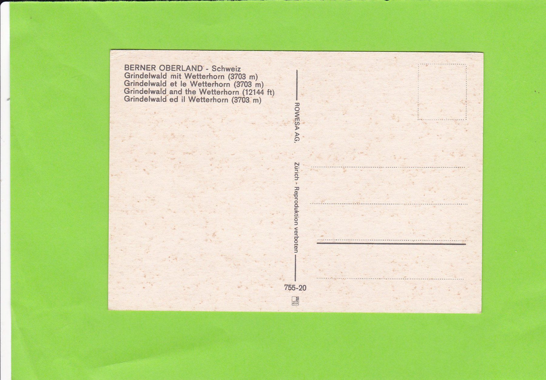 Cartoline postali: Grindelwald mit Bergbahn – Usato da St. Peterzell venduto da neckertal 1