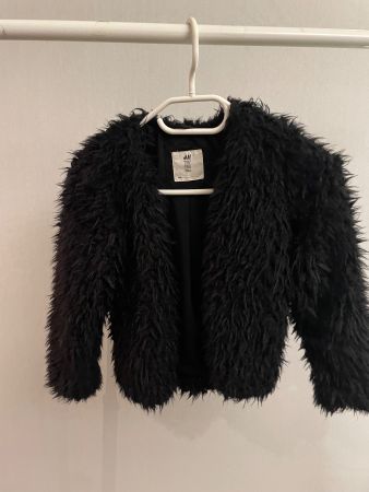 H&M Mädchen Jacke, Gr. 134/140, Schwarz, Top Zustand!