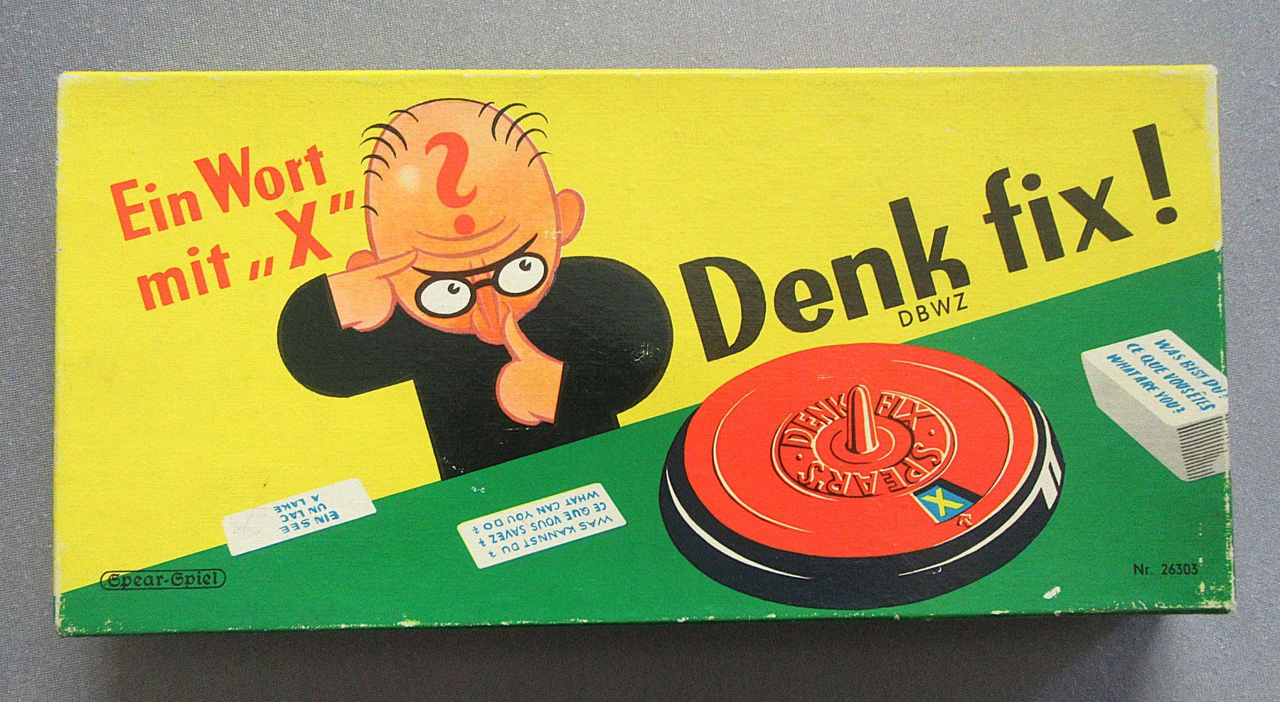 Giochi: Denk fix ! - Ein Wort mit "X"? - heiteres Gesellschaftsspiel – Usato da Auenstein venduto da Padabimbim