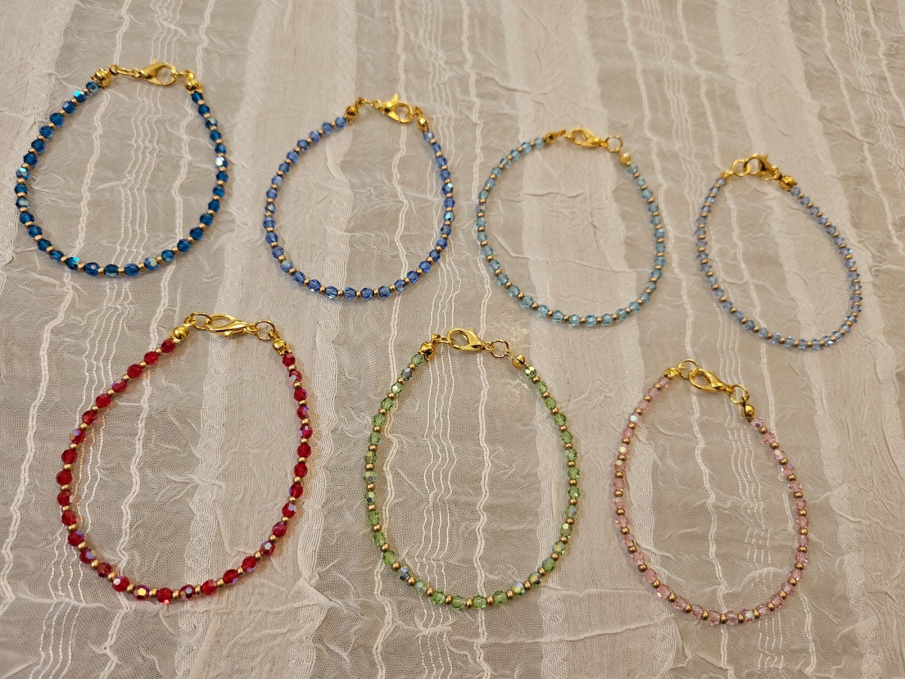 Bracciali & Braccialetti: Armkette aus swarovski perlen – Nuovo (secondo la descrizione) da Dietikon venduto da Eleda 1