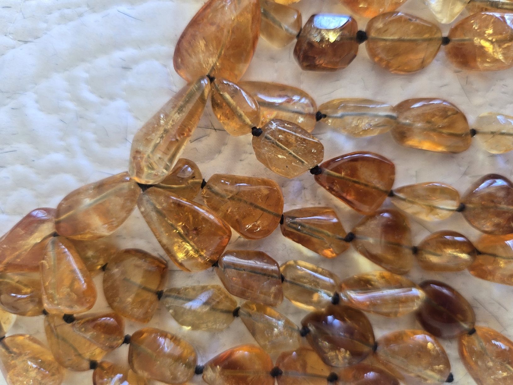 Ketten: Collier aus echtem Bernstein – Neu (gemäss Beschreibung) aus Zollikon von C.fromParis 1