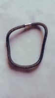 Collana tubolare color bronzo