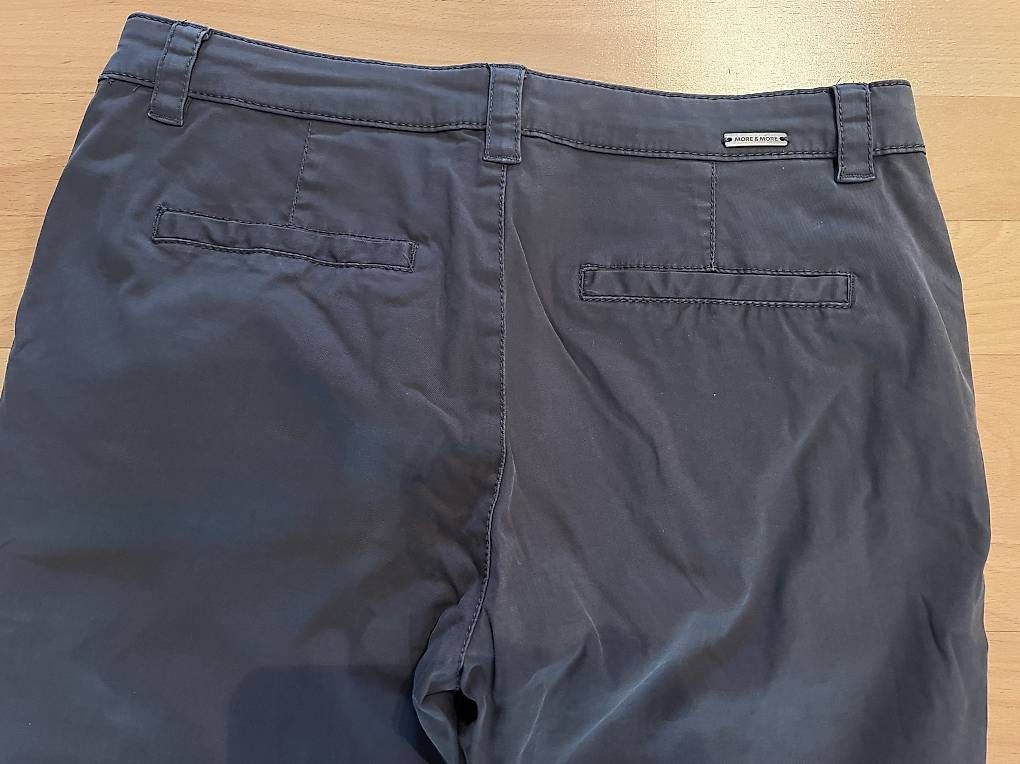 Pantaloni: More&More Hose, 34, grau, 98% Baumwolle – Usato da Effretikon venduto da Manuelita7 3