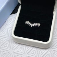 Moissanit Ring Silber - Gr. 56