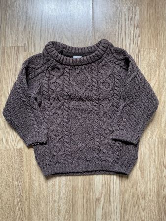 Schöner Strickpullover mit Zopfmuster - H&M – Größe 86