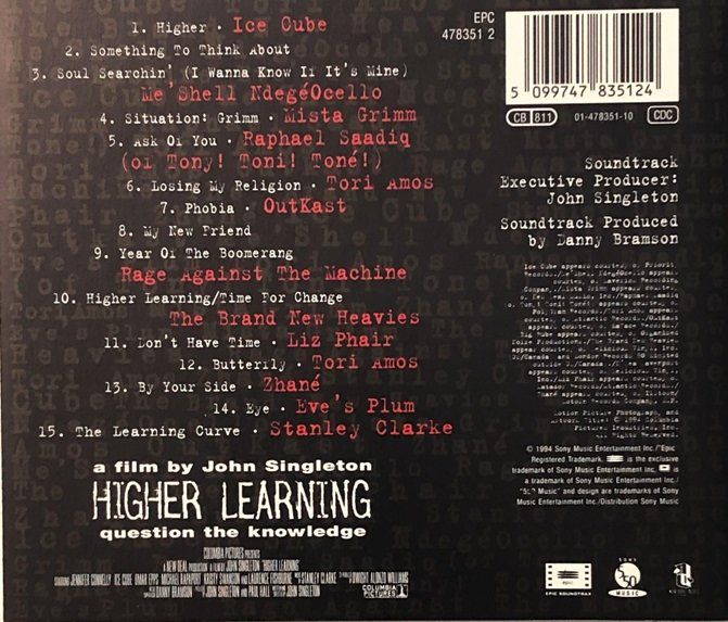 CD: Higher Learning (Filmmusik) – Usato da Grüningen venduto da azulgris 1