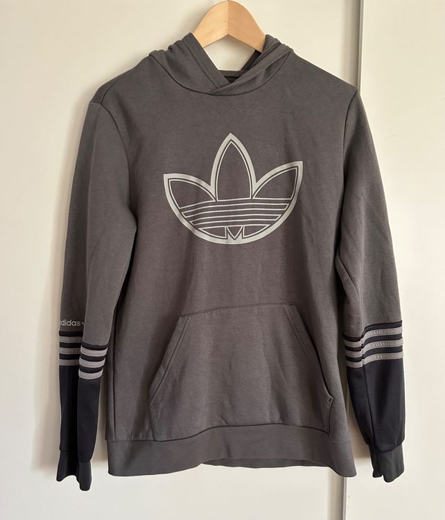 adidas hoodie grau