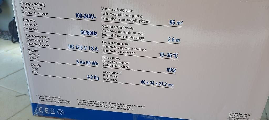 Schwimmbad-Zubehör: robot de piscine – Neu und originalverpackt aus PROMASENS von Sonar4 2