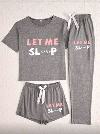 Damen Pyjama Set - M - Let me Sleep 2️⃣