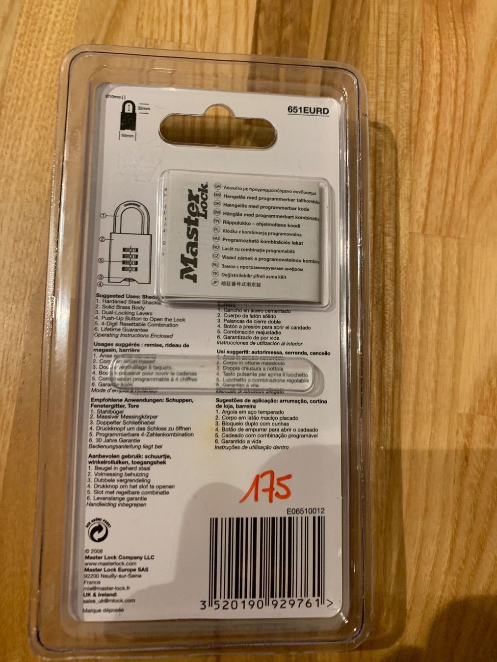 Schlösser: Schloss Master – Neu und originalverpackt aus Wettingen von Kawasaki987 1