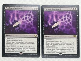MTG Profane Command C14 156 Englisch Rare 2x