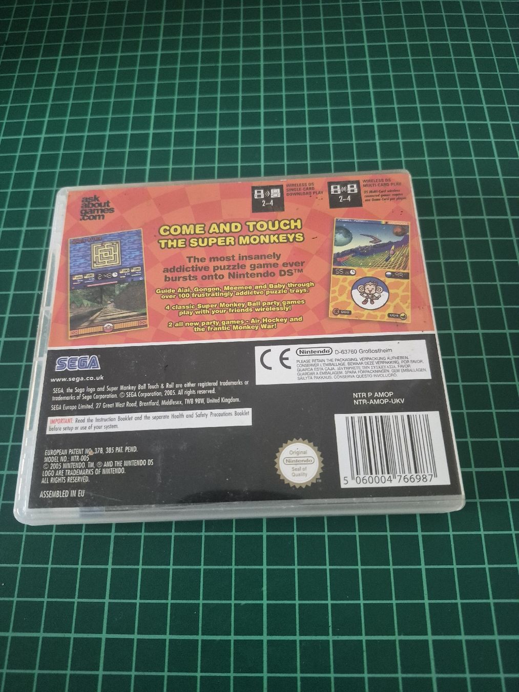 Nintendo Giochi: Super Monkey Ball Touch & Roll Nintendo DS Game | NDS – Usato da Meyrin venduto da Retro-GZ 1