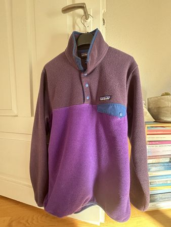 Maglione pile Patagonia Synchilla donna S viola buono stato
