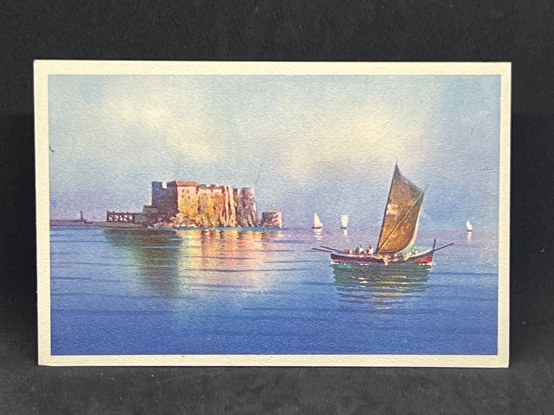 Ansichtskarten: Napoli - Castel dell'Ovo – Gebraucht aus Widnau von Brusi9
