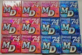 12 Minidisc Maxell MD 74 NEU / OVP