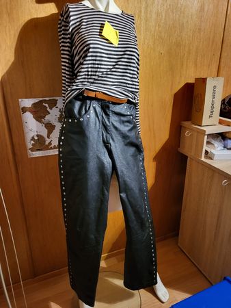 Damen Lederhose gr. 42 Echt Leder