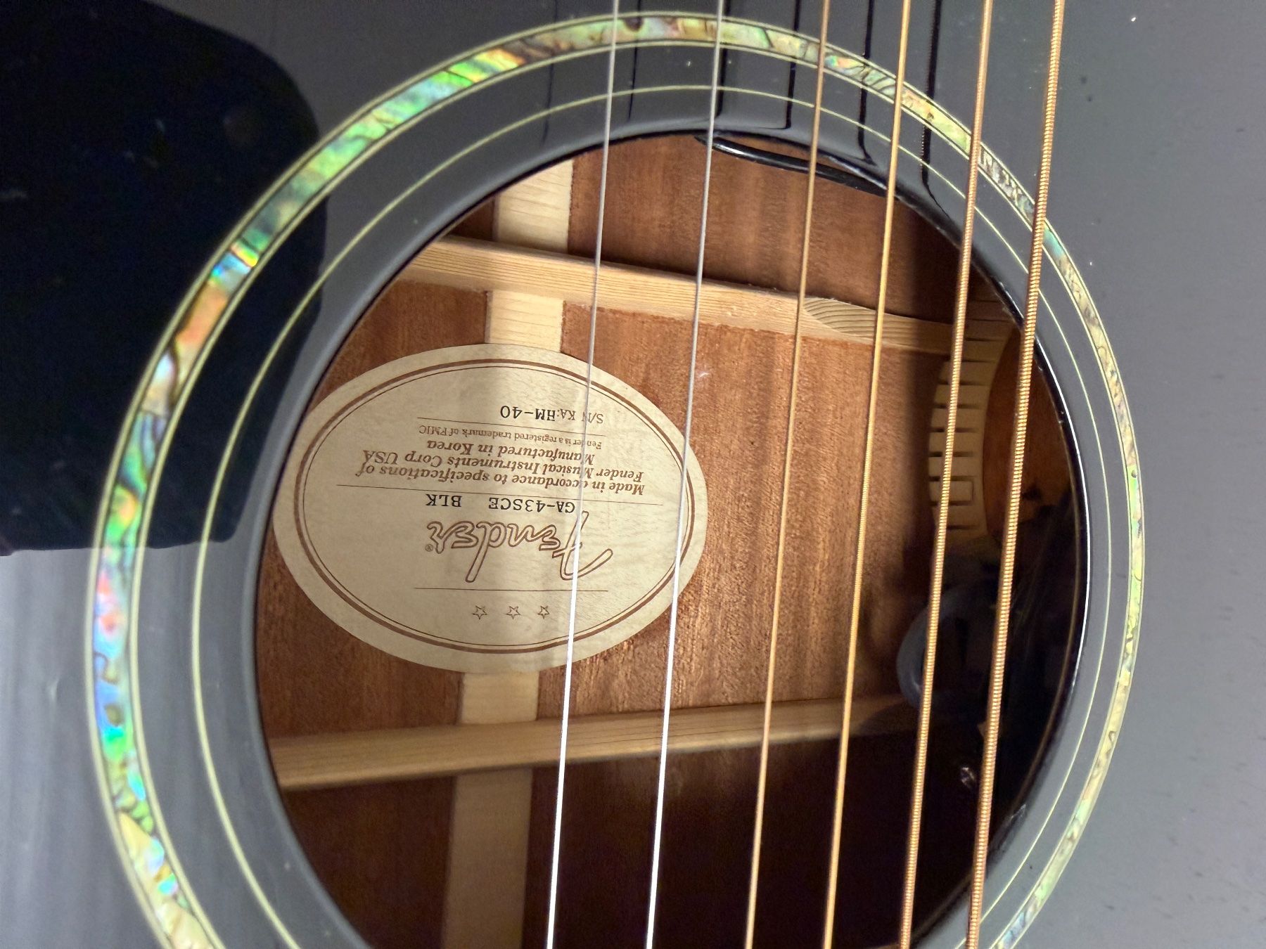 Strumenti musicali: Fender Acoustic • Cutaway • Akustik – Usato da Rapperswil SG venduto da bjo_72lx 2