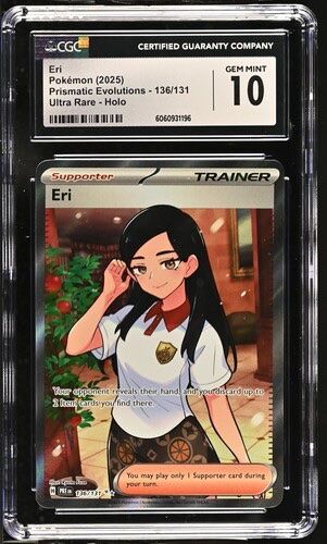 Pokémon Sammelbilder & Trading cards: Eri Holo CGC 10 Prismatic Evolutions – Gebraucht aus Zürich von pokemon_cards
