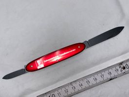 Taschenmesser rot schweiz. Detailistenverein 2 Klingen 70er
