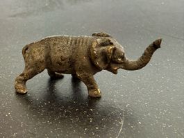 Kleine antike WIENER BRONZE Figur Elefant