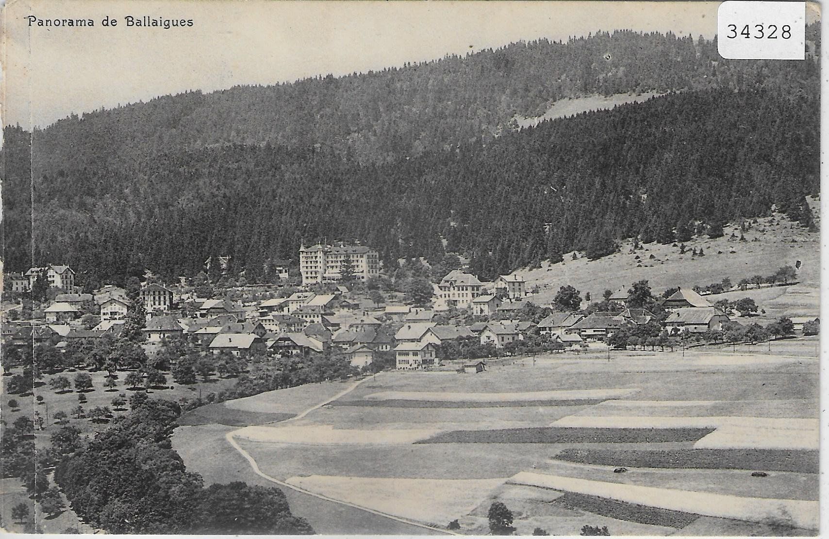 Cartoline postali: Panorama de Ballaigues – Usato da Ettingen venduto da Kartenplanet