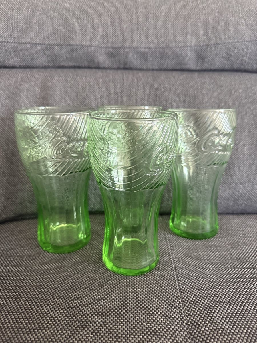 Coca-Cola Verres: 4 Coca Cola Sammelgläser – D'occasion à Buchs SG par and_d8tp 1