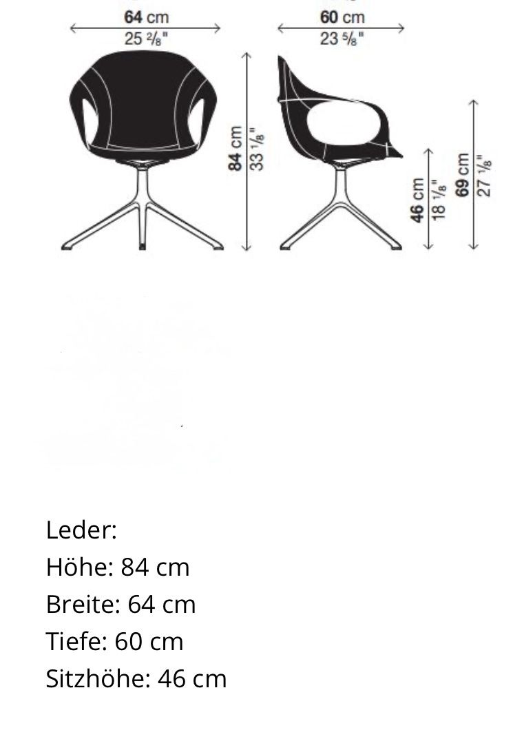 Sedie: Designer Stuhl Kristalia Elephant Leder – Usato da Zumikon venduto da dbue75 9